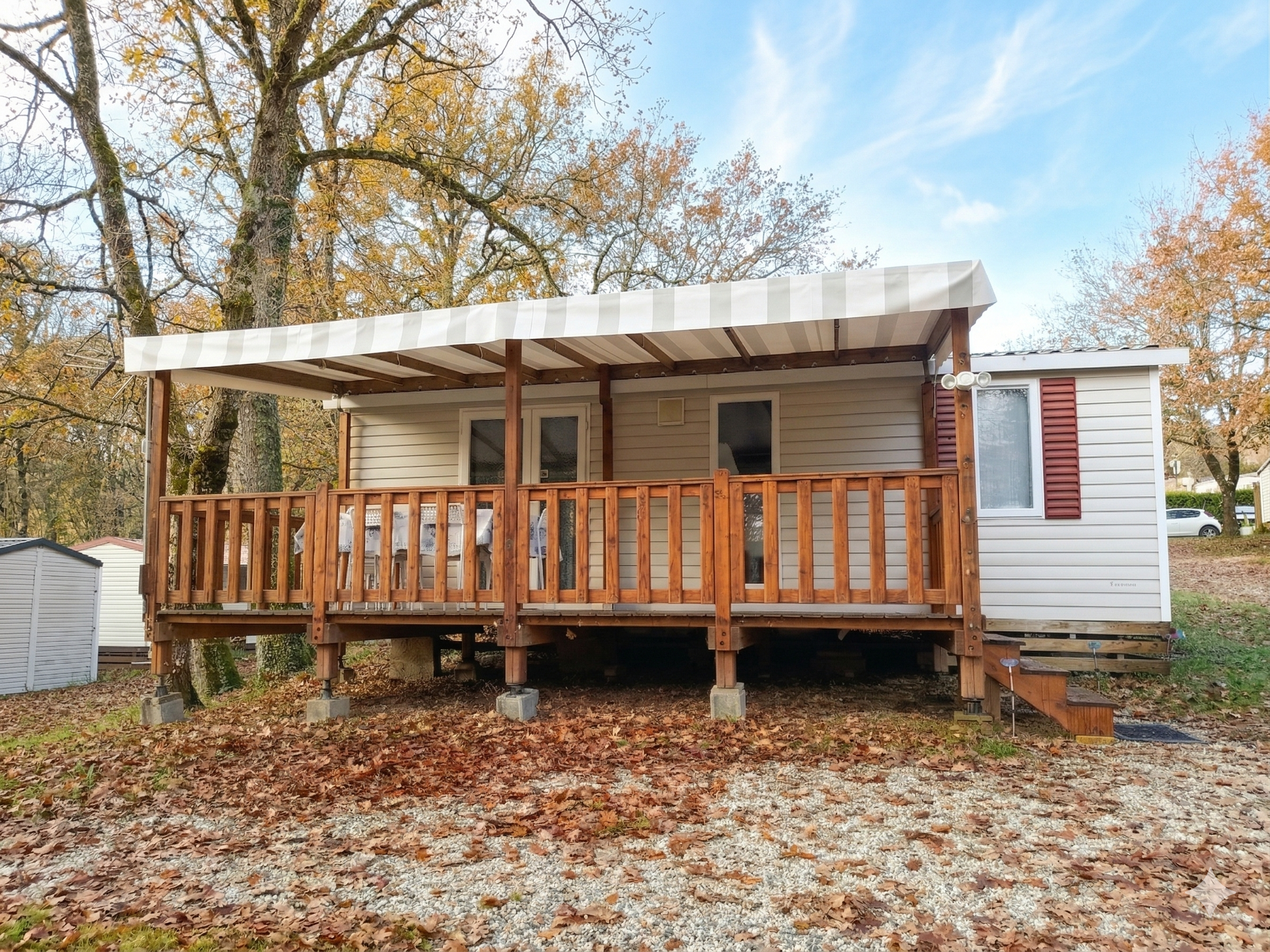 Façade du Mobil'home IRM ELEGANZIA